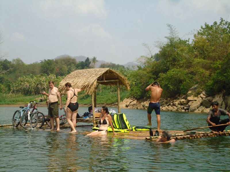 Kanchanaburi vacances en bamboo rafting