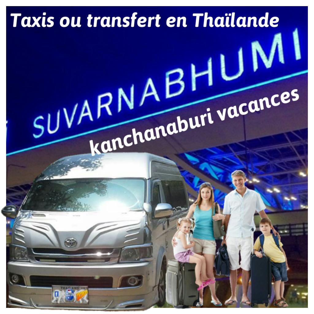 Taxis ou transfert de l'aéroport Suvarnabhumi Bangkok Thaïlande